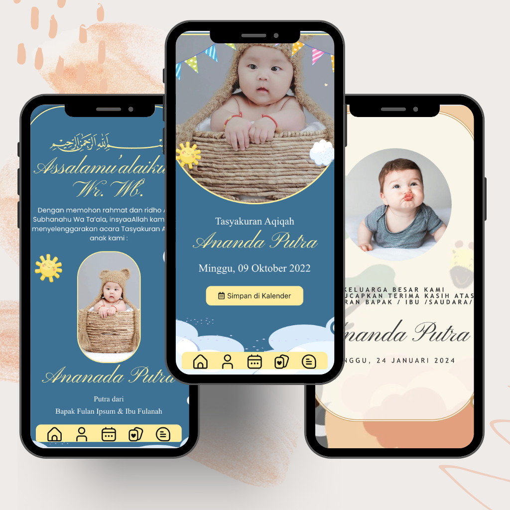 template aqiqah
